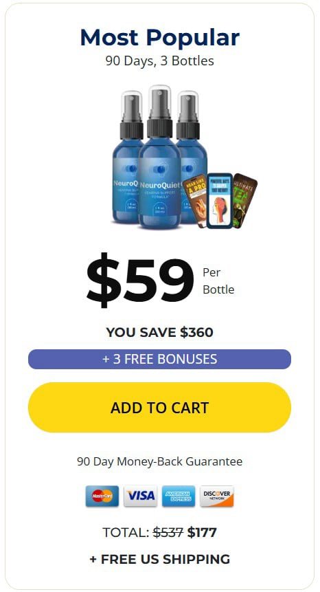 Neuroquiet-3 bottle